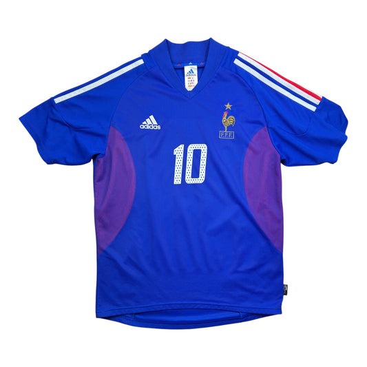 Ranska 2002 Kotipaita - #10 Zidane - (S) - 10/10