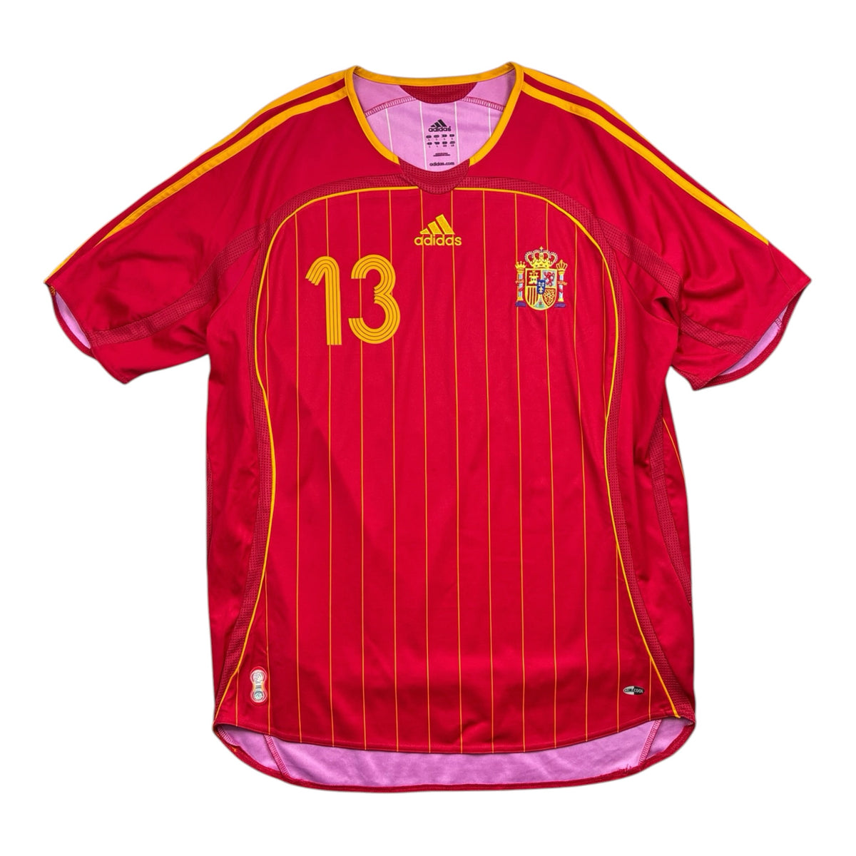 Espanja 2006 Kotipaita - #13 A. Iniesta - (L) - 10/10