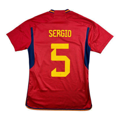 Espanja 2022 kotipaita, Sergio #5